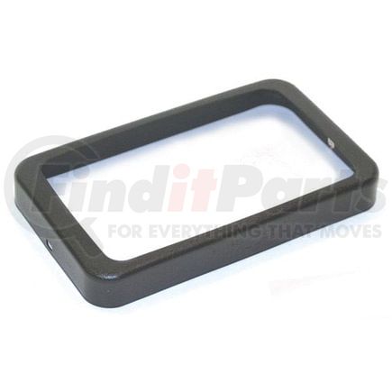 09642 by GROTE - Fog Light Bezel - Rectangular, Powder Coated Black