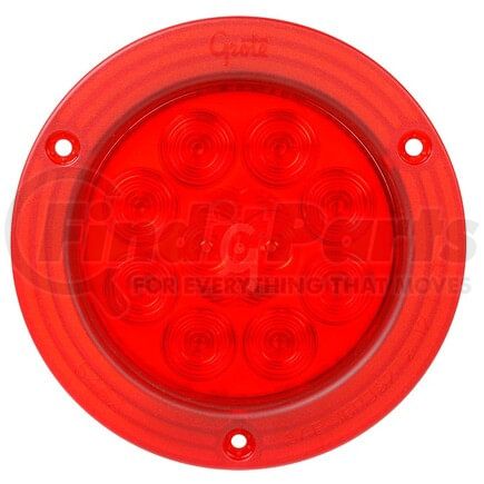 546223 by GROTE - SuperNova 4" 10-Diode Pattern LED Stop / Tail / Turn Light - Integrated Flange, Male Pin, Multi Pack