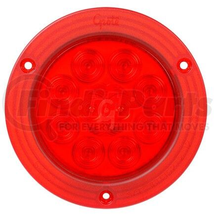 546223 by GROTE - SuperNova® 4" 10-Diode Pattern LED Stop Tail Turn Lights, STT, Integrated Flange, Male Pin