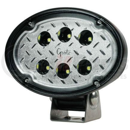 63F915 by GROTE - Trilliant Oval LED Work Light - Wide Flood, Hard Shell SuperSeal with, Multi Pack