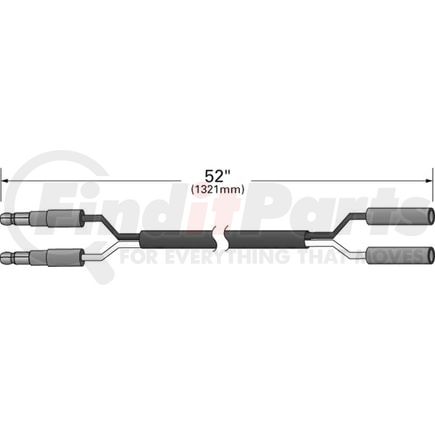 66133 by GROTE - Two Standard Males To Two Standard Females, Marker Light jumper, 4' 4" (52")