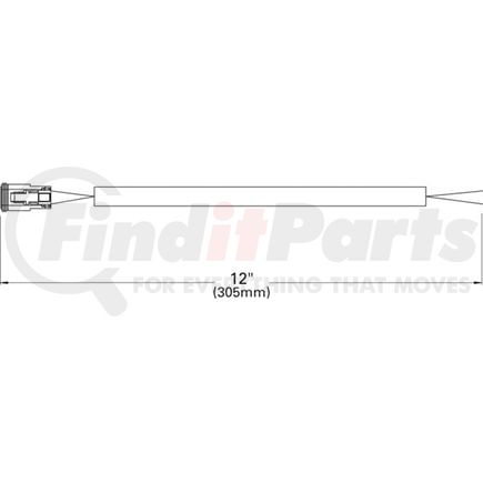 68610 by GROTE - Deutsch Connector, 12" Long