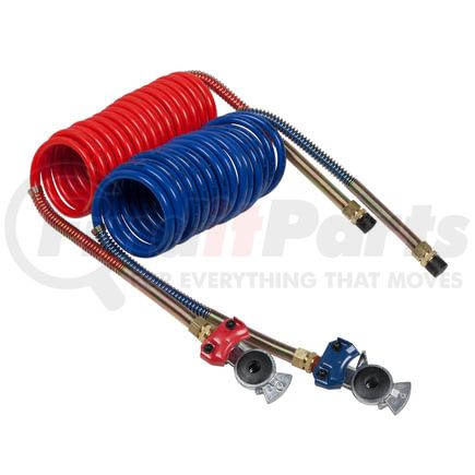 810012GH by GROTE - 12' Air Coiled Set w/ 6" Leads And Red/Blue Glad Hands