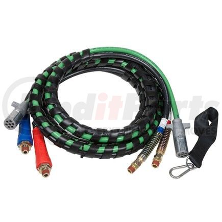 813112GRP by GROTE - Air Brake Hose and Power Cable Assembly - 3-in 1, 12 ft. Black, 4/12 GA, 2/10 GA, 1/8 GA