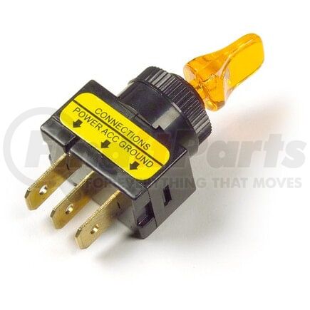 821910 by GROTE - Toggle, On/Off, D/Bill, 20 Amp, Amber