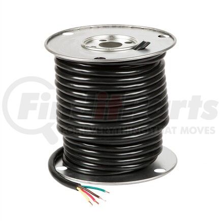 825600 by GROTE - Trailer Cable, Pvc, 4 Cond, 14 Ga, 100' Spool