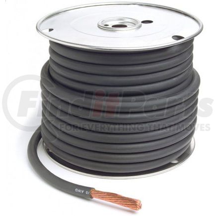 825732 by GROTE - Welding Cable, Black, 6 Ga, 25' Spool