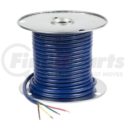 825824250 by GROTE - Trailer Cable, Low Temperature, 4 Cond, 14 Ga, 250' Spool