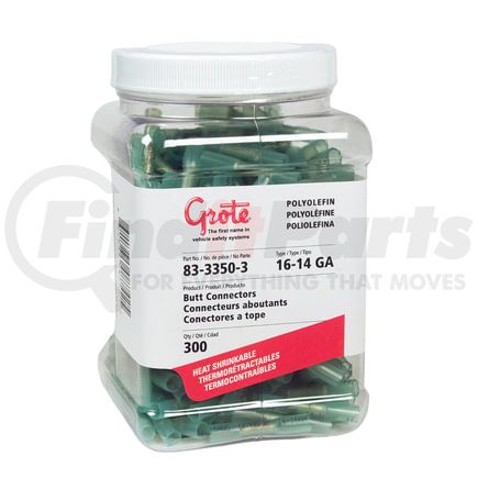 8333503 by GROTE - Hs Butt, Poly, 16; 14 Ga Pk 300, Jar