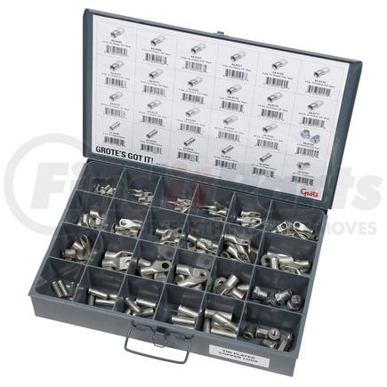 836654 by GROTE - Fleet, Service & Installer Assortment Trays, Tin Plated Copper Lug Assortment Tray