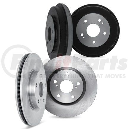 6004-54257 by DYNAMIC FRICTION COMPANY - Brake Rotors and Drums - Blank