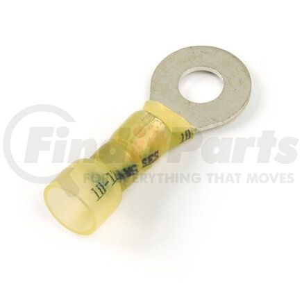 841944 by GROTE - Crimp & Solder Ring, 12; 10 Ga, 1/4", Pk 6