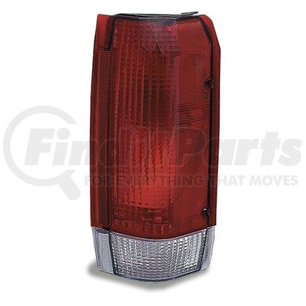 853025 by GROTE - Brake / Tail Light Combination Lens - Rectangular, Red and Clear, Right