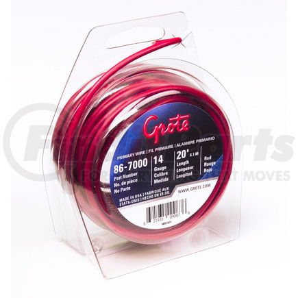 867000 by GROTE - General-Purpose Thermoplastic Wire - Primary Wire, Clamshell, 14 Gauge