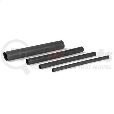 884004 by GROTE - Shrink Tubing, 3:1, Dual Wall, Black, 1", 48", Pk 20