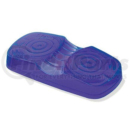 91965 by GROTE - Clearance Marker Replacement Lens, Two-Bulb Square, Blue