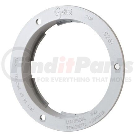 925113 by GROTE - 4", GRAY, THEFT-RESISTANT FLANGE, BULK