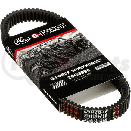 20G3596 by GATES - G-Force Continuously Variable Transmission (CVT) Belt