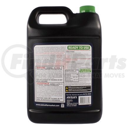 ACG-004 by AISIN - OE Formulated Engine Coolant / Antifreeze