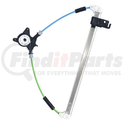 RPZ-014 by AISIN - Power Window Regulator Assembly w/o Motor