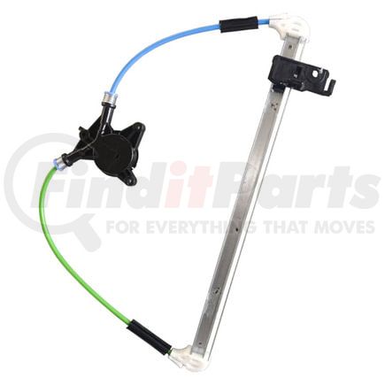 RPZ-022 by AISIN - Power Window Regulator Assembly w/o Motor