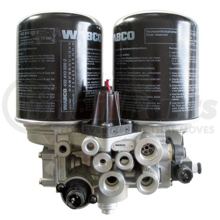 432-433-006-0 by WABCO - Air Brake Dryer - Twin Cannister, Desiccant and Oil Separator Cartridge