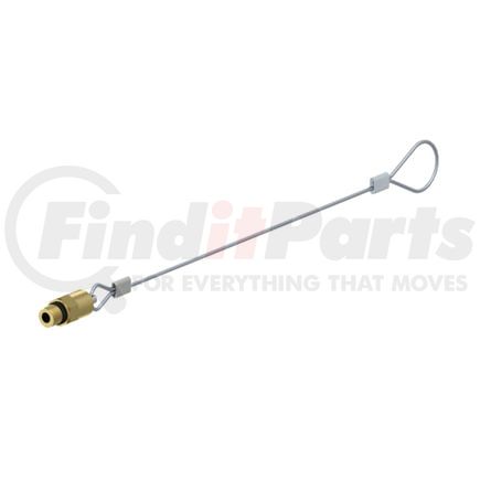 9343150740 by WABCO - Air Brake Reservoir Drain Valve - Manual, Male M12 x 1.5, No Sealing