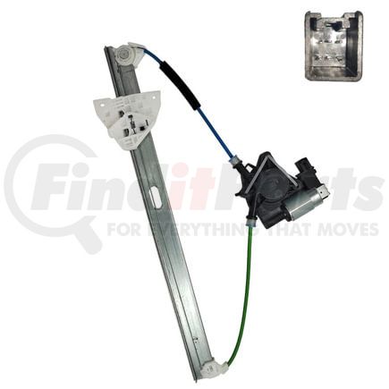 RPAZ-018 by AISIN - Power Window Regulator Assembly w/ Motor