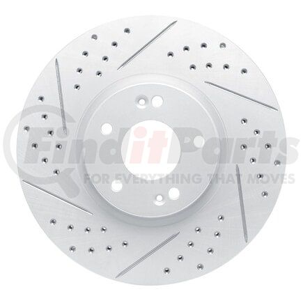 830-03047L by DYNAMIC FRICTION COMPANY - Geoperformance Rotor - Drilled and Slotted