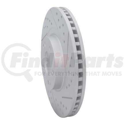 830-03053R by DYNAMIC FRICTION COMPANY - Geoperformance Rotor - Drilled and Slotted