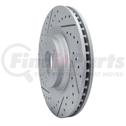 830-03061L by DYNAMIC FRICTION COMPANY - Geoperformance Rotor - Drilled and Slotted