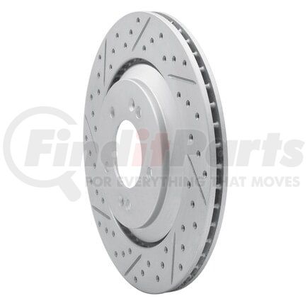 830-03062L by DYNAMIC FRICTION COMPANY - Geoperformance Rotor - Drilled and Slotted