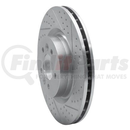 830-11011R by DYNAMIC FRICTION COMPANY - Geoperformance Rotor - Drilled and Slotted