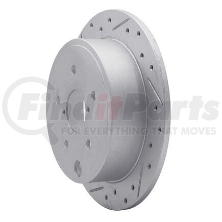 830-13024L by DYNAMIC FRICTION COMPANY - Geoperformance Rotor - Drilled and Slotted