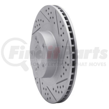 830-13033R by DYNAMIC FRICTION COMPANY - Geoperformance Rotor - Drilled and Slotted