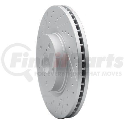 830-13035L by DYNAMIC FRICTION COMPANY - Geoperformance Rotor - Drilled and Slotted