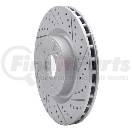 830-21038R by DYNAMIC FRICTION COMPANY - Geoperformance Rotor - Drilled and Slotted