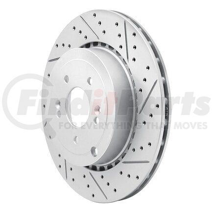 830-21039R by DYNAMIC FRICTION COMPANY - Geoperformance Rotor - Drilled and Slotted