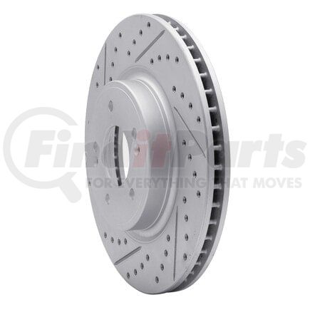 830-21040L by DYNAMIC FRICTION COMPANY - Geoperformance Rotor - Drilled and Slotted