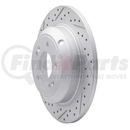 830-21041L by DYNAMIC FRICTION COMPANY - Geoperformance Rotor - Drilled and Slotted