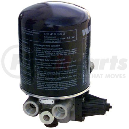 4324100000 by WABCO - Air Brake Dryer - Single Canister with M22x1.5 Internal Thread