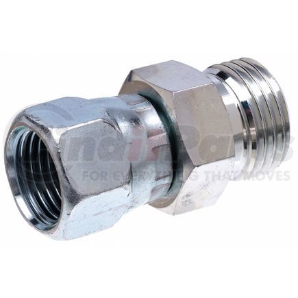 G60785-0404 by GATES - Male Flat-Face O-Ring to Female JIC 37 Flare Swivel (SAE to SAE)