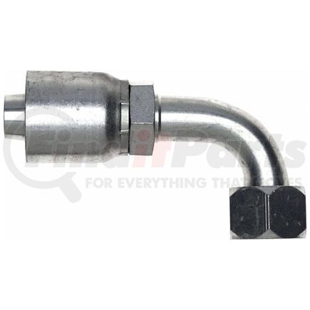 Gates G21180-2020 Hydraulic Coupling / Adapter 1 1/4" Spl 1-Piece Coupling-Female JIC 37 Flare Swvl-90 Bent Tube