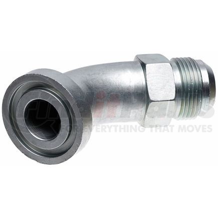 Gates G60935-2020 Hydraulic Coupling / Adapter Code 62 O-Ring Flange Heavy to Male JIC 37 Flare 45 - (6,000 psi)