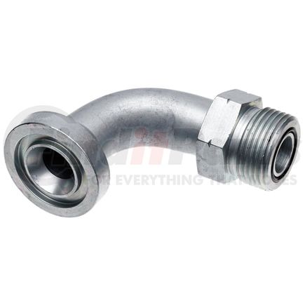 Gates G60955-2020 Hydraulic Coupling / Adapter Code 62 O-Ring Flange Heavy to Male Flat-Face O-Ring 90 - (6,000 psi)