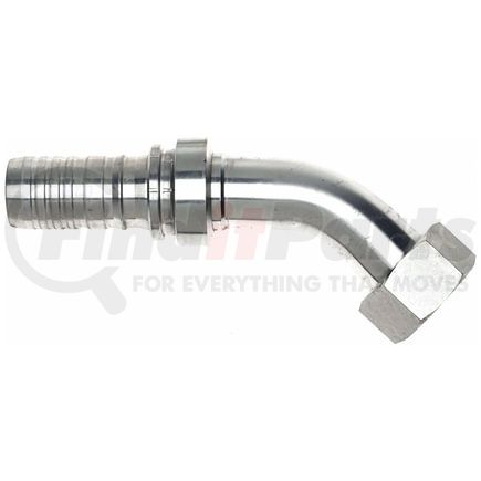 Gates G22831-3232 Hydraulic Coupling / Adapter Female British Standard Parallel Pipe O-Ring Swivel - 45 Bent Tube