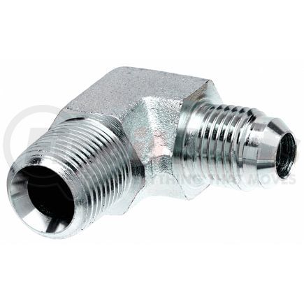 Gates G62155-0806 Hydraulic Coupling / Adapter Male British Standard Pipe Tapered Thread to Male JIC 37 Flare - 90