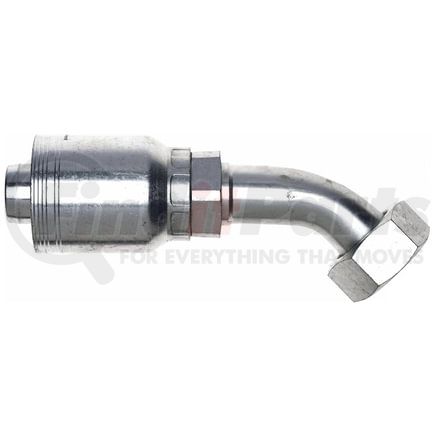 G24234-2424 by GATES - Female Flat-Face Swivel - 45 Bent Tube (GlobalSpiral MAX Pressure)