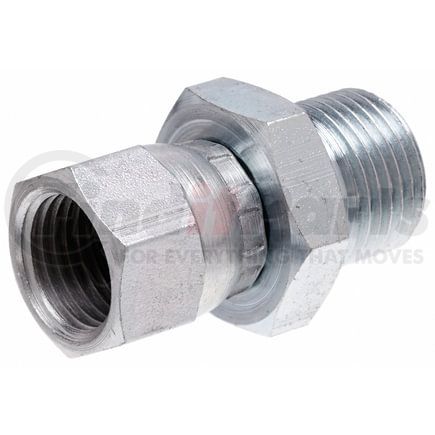 Gates G62320-0812 Hydraulic Coupling / Adapter Male British Standard Pipe Parallel to Female JIC 37 Flare Swivel
