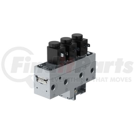 4726000220 by WABCO - Door Control Valve - Solenoid, 4/3 Way, 24 Volts (MAN 88259026020)